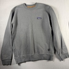 Patagonia Uprisal Crew Sweatshirt Mens Medium Gray Logo Pullover 39627 Outdoor picture