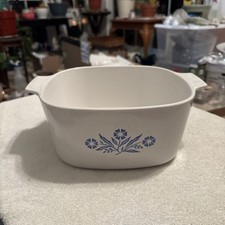 Vintage Corning Ware Blue Corn Flower A-3-B 3Qt 1972- picture