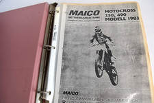 MAICO Motocross 250,490 Modell 1983 Tech Data & Owner's Manual COPY picture