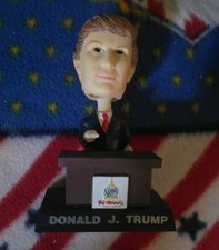 Pre-Owned DONALD J TRUMP VINTAGE 2004-05 TAJ MAHAL CASINO BOBBLEHEAD picture