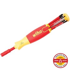 Wiha SlimLine Insulated 6-IN-1 Multi-Driver (7 Piece) - Slotted/Phillips/Square picture