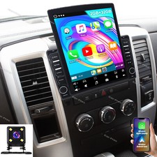 For 2009-2012 RAM 1500 2500 3500 Apple CarPlay Car Radio GPS Stereo Android 13 picture