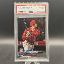 2018 Topps Update MLB Shohei Ohtani #US189 RC ROOKIE PSA 9 BASEBALL picture