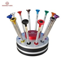 Kwong Yuen 12 PCS Screwdriver Set Precision Non-Slip Ball Bearing Slotted picture