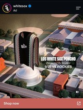 Chicago White Sox Los White Sox Poncho Hispanic Heritage Night 9/25 SGA PRESALE picture