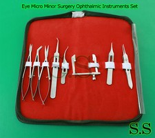 Eye Micro Minor Surgery Ophthalmic Instruments Set 8 Pieces Kit Surgical EY-052 picture