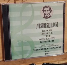 VERDI I VESPRI SICILIANI GENCER LIMARILLI ROSSI LEMENI GAVAZZENI 2 CD  RARE picture