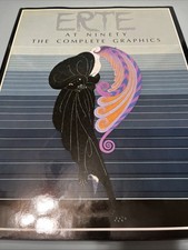 Erte at Ninety The Complete Graphics 1982 1st Ed. Illustrated Coffee Table Book picture