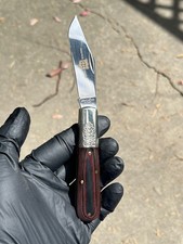 GEC 86 Great Eastern Cutlery 2 Acorn Barlow, red and black linen micarta NIT picture