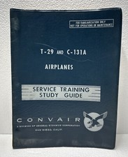 CONVAIR T-29 and C-131A Airplanes Service Training Study Guide 1955 picture