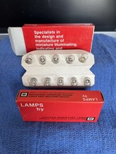 NOS Box of 10 Chicago miniature lamp works 757 mini indicator lamp picture