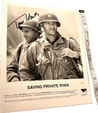 Tom Hanks Signed Saving Private Ryan 1998 8x10 Movie Press Photo Autograph picture