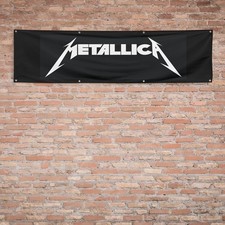 Metallica 2x8 ft Flag Garage Wall Banner picture