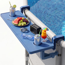 Poolside Bar for above Ground Pool, Outdoor Pool Bar Table for Above-Ground roun picture