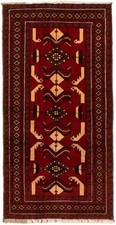 Vintage Traditional Hand-Knotted Area Rug 3'0