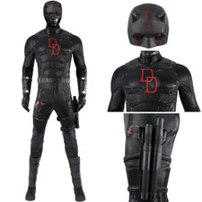Daredevil Born Again Season 2 Matt Murdock Cosplay Costume Black Suit Halloween picture