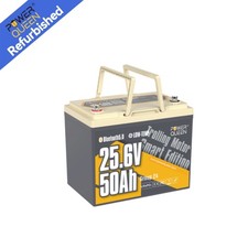 Refurbished Power Queen 24V 50Ah LiFePO4 Bluetooth Battery for Trolling Motor picture