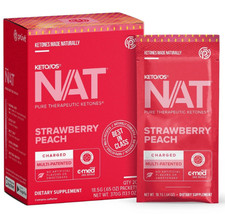 Pruvit Keto OS NAT Strawberry Peach Sports and Fitness Performance - 20 Count picture