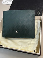 Montblanc Extreme 3.0 British Green Leather Wallet 6CC Men's Luxury Wallet NIB picture