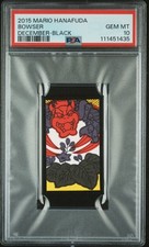 2015 Mario Hanafuda Bowser December-Black PSA 10 picture