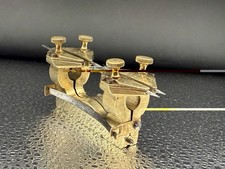 Antique Swiss Depthing Tool Watchmakers Brass Horological Collectible Instrument picture