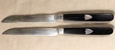 Pr. French .950 Silver Fruit Knives by Paris Maker  PL c. 1798-1809 picture