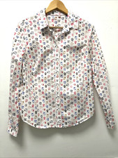 Boden Women's The Classic  Shirt ~ DOG FACES ~ Size UK 14/US 10 ~ 100% Cotton picture
