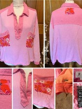 POL boho pink and floral blouse XL picture