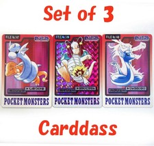 Dratini Dragonair Dragonite FILE 147 148 149 Pokemon Card Carddass Japanese 1997 picture