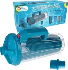 Pool Leaf Canister - XL Heavy Duty Inline Pool Leaf Catcher, 3-In-1 Filtration ( picture