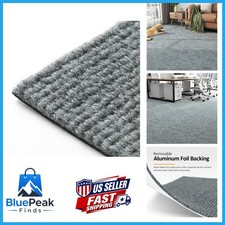 Funstick 30 Pcs Self Adhesive Carpet Floor Tiles Peel And Stick Carpet Squares picture