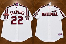 Majestic Roger Clemens Houston Astros Signed 2004 All-Star Game Jersey 2XL picture