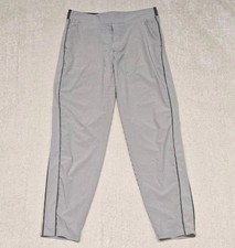 EUC Athleta Womens Sz 12 Tall Brooklyn Pinstripe Pull On Lightweigt Ankle Pants picture