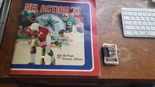 1972 NFL ACTION SUNOCO UNCUT 3 BOOKS - 4 HOFers Little, Lanier, Taylor, Stenerud picture