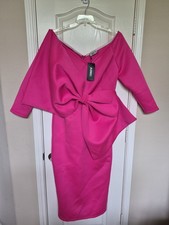 Aomei  Oversized Bow Dress Pink 1XL picture
