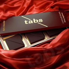 Tabs Dark Chocolate Squares for Couples to Improve Mood ,Valentine Gift 150 G picture