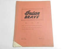 1955 1956 Indian 250 Brave parts book list picture