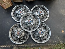 1963-1964 Ford Galaxie??Wire Spoke Spinner Hubcap Set, Original 14