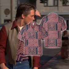 Back to the Future Headgoonie Spiral Hawaiian Shirt,Marty McFly picture