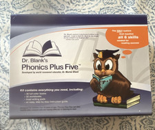 RARE- Dr. Blank's Phonics Plus Five - COMPLETE & UNUSED - Discontinued  picture