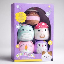 NIB Micromallows Squishmallows 5 Pack Mini Plush Set Bop Malcolm Holly picture