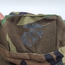 USMC Woodland Camouflage Patrol Cap Large NOS Military Field Hat EGA picture