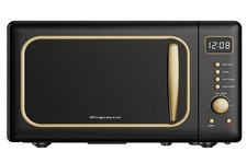 Frigidaire, 0.7 Cu. Ft. Retro Countertop Microwave Oven, Black Gold EMW788RETRO picture