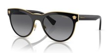 Versace 0VE2198 1002T3 54mm Woman Polarized Sunglasses, Black Lenses Metal Frame picture