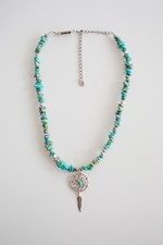 Carolyn Pollack Relios Sterling Silver Turquoise Dream Catcher Necklace picture