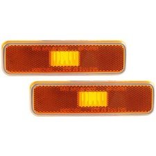 Front Side Marker Set for 1972-83 Dodge Charger, 1984-89 D100, Ramcharger picture