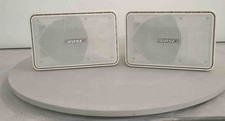 Bose Model 101 Music Monitor Speakers Pair White Bookshelf Home Audio HiFi picture