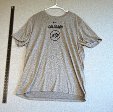 Nike Colorado Buffaloes NCAA Gray Short Sleeve T-Shirt Shirt Men’s Size M picture
