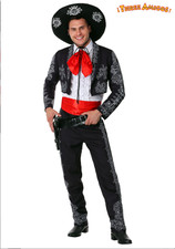 Three Amigos Costume for Men 6-Piece Set Jacket Shirt Pants Tie Hat picture