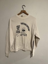Vintage 1996 Marvin The Martian Space Camp Crewneck Sweatshirt Fruit of Loom XL picture
